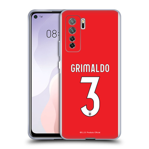 S.L. Benfica 2021/22 Players Home Kit Álex Grimaldo Soft Gel Case for Huawei Nova 7 SE/P40 Lite 5G