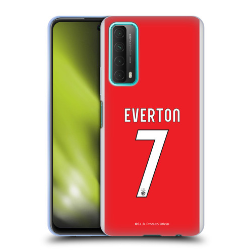 S.L. Benfica 2021/22 Players Home Kit Everton Soares Soft Gel Case for Huawei P Smart (2021)