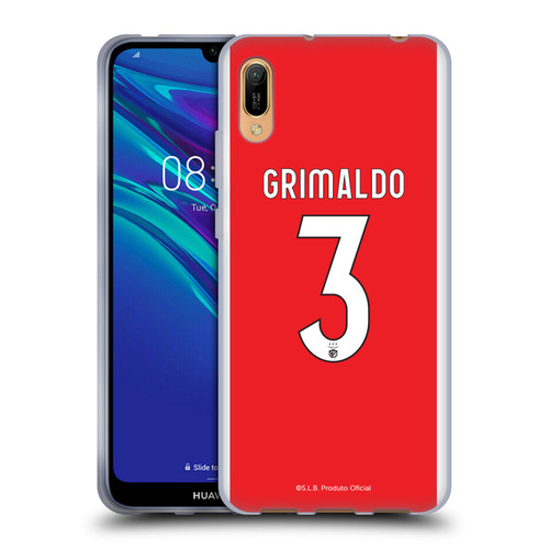 S.L. Benfica 2021/22 Players Home Kit Álex Grimaldo Soft Gel Case for Huawei Y6 Pro (2019)