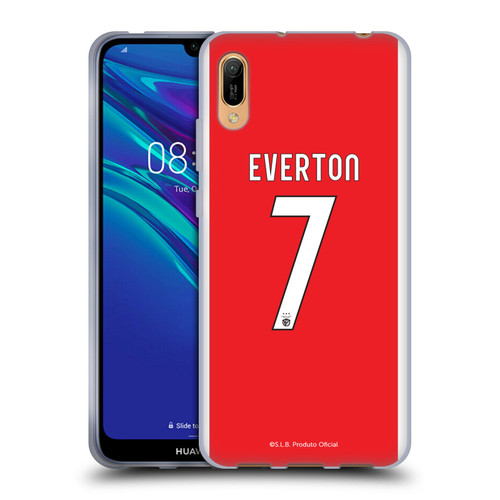 S.L. Benfica 2021/22 Players Home Kit Everton Soares Soft Gel Case for Huawei Y6 Pro (2019)