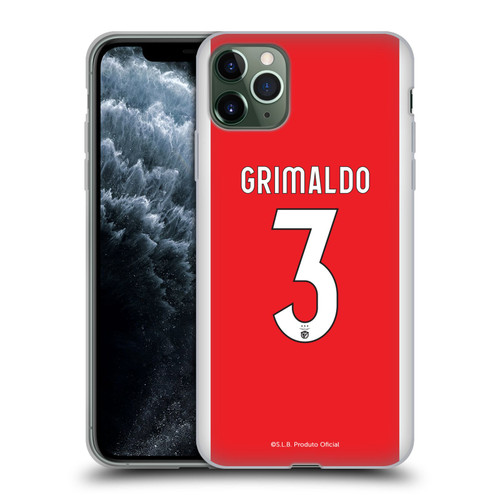 S.L. Benfica 2021/22 Players Home Kit Álex Grimaldo Soft Gel Case for Apple iPhone 11 Pro Max