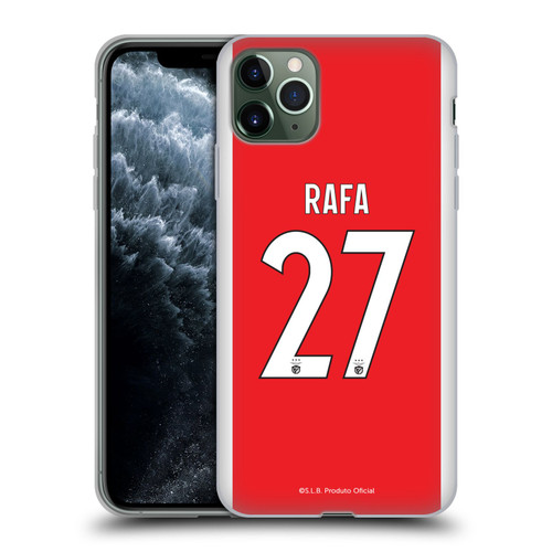 S.L. Benfica 2021/22 Players Home Kit Rafa Silva Soft Gel Case for Apple iPhone 11 Pro Max