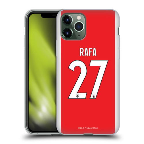 S.L. Benfica 2021/22 Players Home Kit Rafa Silva Soft Gel Case for Apple iPhone 11 Pro