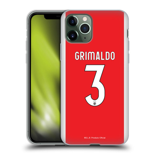 S.L. Benfica 2021/22 Players Home Kit Álex Grimaldo Soft Gel Case for Apple iPhone 11 Pro