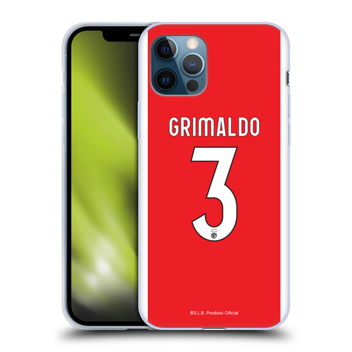 S.L. Benfica 2021/22 Players Home Kit Álex Grimaldo Soft Gel Case for Apple iPhone 12 / iPhone 12 Pro