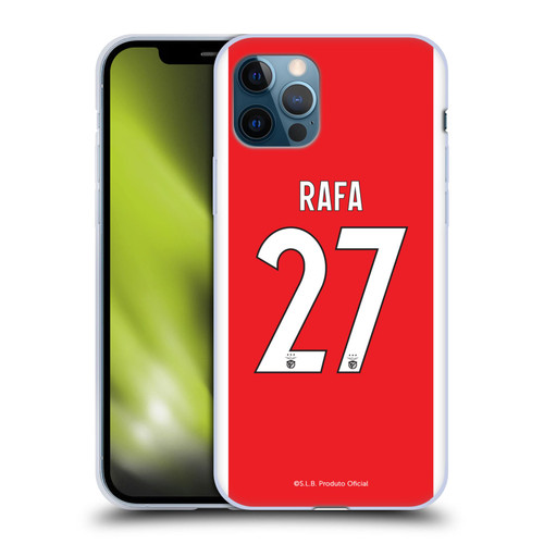 S.L. Benfica 2021/22 Players Home Kit Rafa Silva Soft Gel Case for Apple iPhone 12 / iPhone 12 Pro