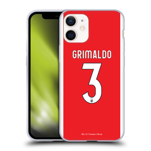 S.L. Benfica 2021/22 Players Home Kit Álex Grimaldo Soft Gel Case for Apple iPhone 12 Mini