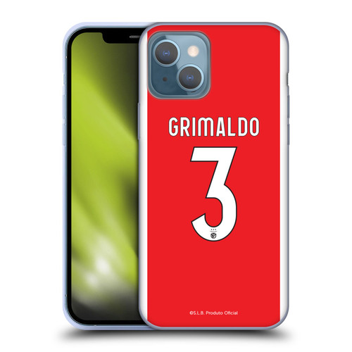 S.L. Benfica 2021/22 Players Home Kit Álex Grimaldo Soft Gel Case for Apple iPhone 13