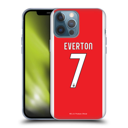S.L. Benfica 2021/22 Players Home Kit Everton Soares Soft Gel Case for Apple iPhone 13 Pro Max