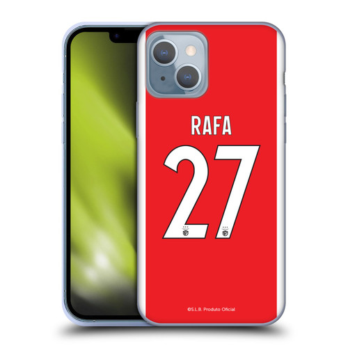 S.L. Benfica 2021/22 Players Home Kit Rafa Silva Soft Gel Case for Apple iPhone 14