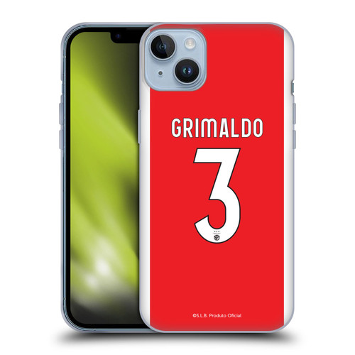 S.L. Benfica 2021/22 Players Home Kit Álex Grimaldo Soft Gel Case for Apple iPhone 14 Plus
