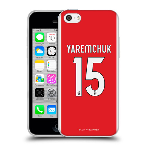 S.L. Benfica 2021/22 Players Home Kit Roman Yaremchuk Soft Gel Case for Apple iPhone 5c