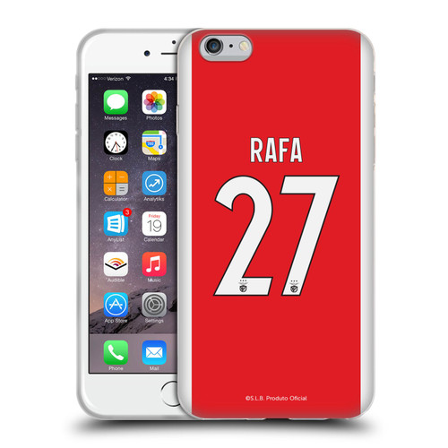 S.L. Benfica 2021/22 Players Home Kit Rafa Silva Soft Gel Case for Apple iPhone 6 Plus / iPhone 6s Plus