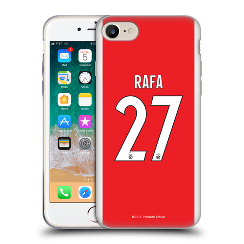 S.L. Benfica 2021/22 Players Home Kit Rafa Silva Soft Gel Case for Apple iPhone 7 / 8 / SE 2020 & 2022