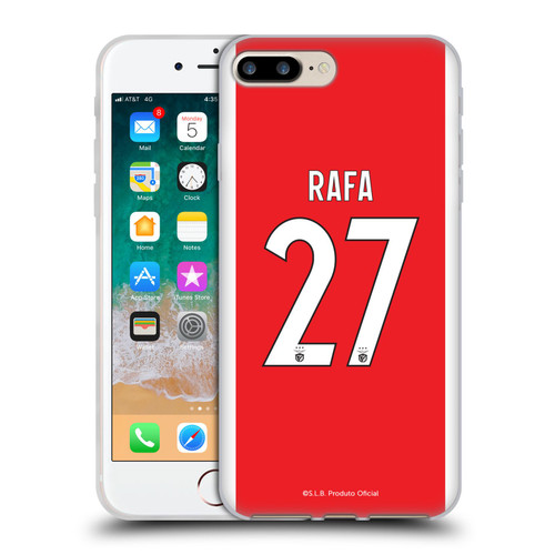 S.L. Benfica 2021/22 Players Home Kit Rafa Silva Soft Gel Case for Apple iPhone 7 Plus / iPhone 8 Plus