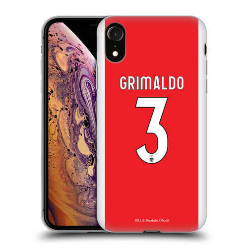 S.L. Benfica 2021/22 Players Home Kit Álex Grimaldo Soft Gel Case for Apple iPhone XR