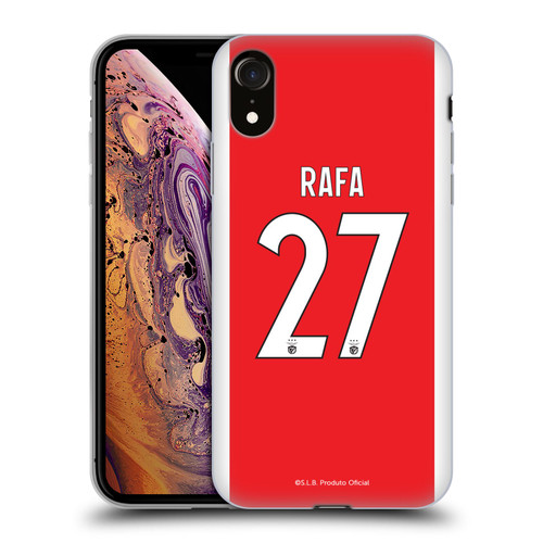 S.L. Benfica 2021/22 Players Home Kit Rafa Silva Soft Gel Case for Apple iPhone XR