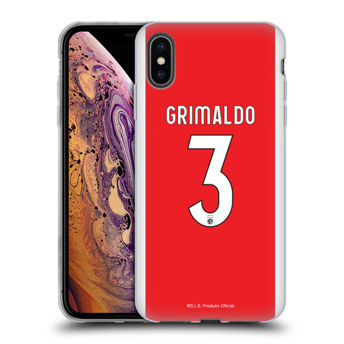 S.L. Benfica 2021/22 Players Home Kit Álex Grimaldo Soft Gel Case for Apple iPhone XS Max