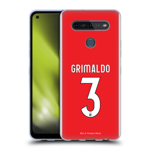 S.L. Benfica 2021/22 Players Home Kit Álex Grimaldo Soft Gel Case for LG K51S