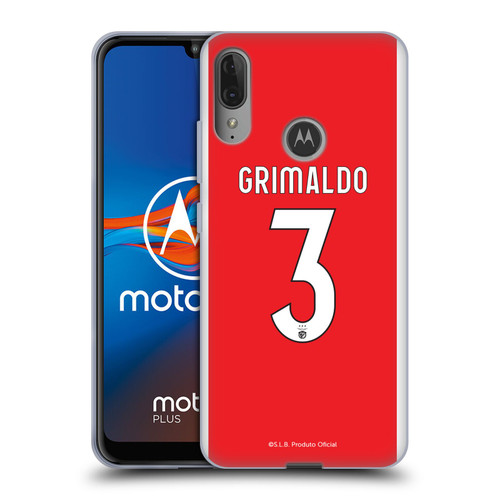 S.L. Benfica 2021/22 Players Home Kit Álex Grimaldo Soft Gel Case for Motorola Moto E6 Plus