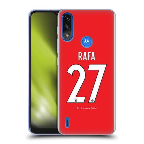 S.L. Benfica 2021/22 Players Home Kit Rafa Silva Soft Gel Case for Motorola Moto E7 Power / Moto E7i Power