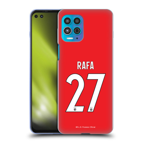 S.L. Benfica 2021/22 Players Home Kit Rafa Silva Soft Gel Case for Motorola Moto G100