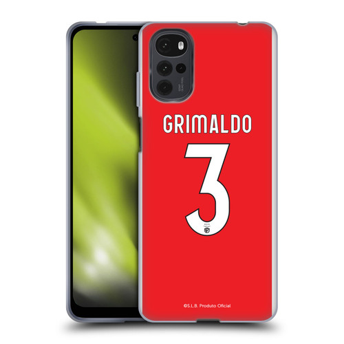 S.L. Benfica 2021/22 Players Home Kit Álex Grimaldo Soft Gel Case for Motorola Moto G22