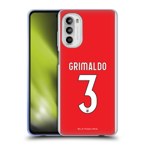 S.L. Benfica 2021/22 Players Home Kit Álex Grimaldo Soft Gel Case for Motorola Moto G52