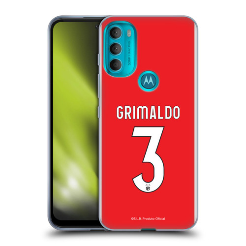 S.L. Benfica 2021/22 Players Home Kit Álex Grimaldo Soft Gel Case for Motorola Moto G71 5G