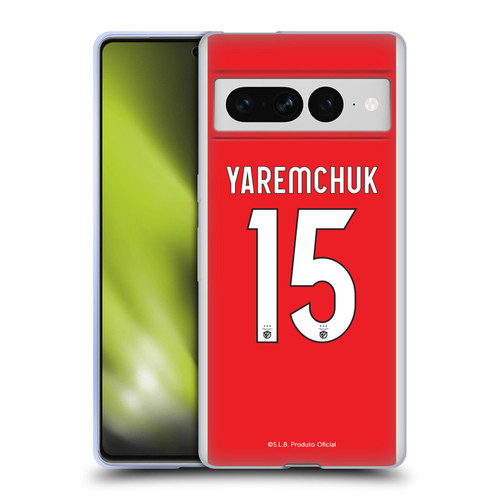 S.L. Benfica 2021/22 Players Home Kit Roman Yaremchuk Soft Gel Case for Google Pixel 7 Pro