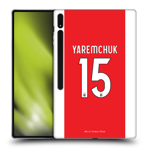 S.L. Benfica 2021/22 Players Home Kit Roman Yaremchuk Soft Gel Case for Samsung Galaxy Tab S8 Ultra