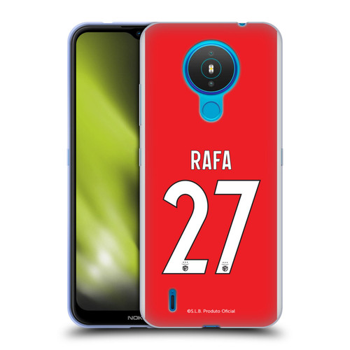S.L. Benfica 2021/22 Players Home Kit Rafa Silva Soft Gel Case for Nokia 1.4