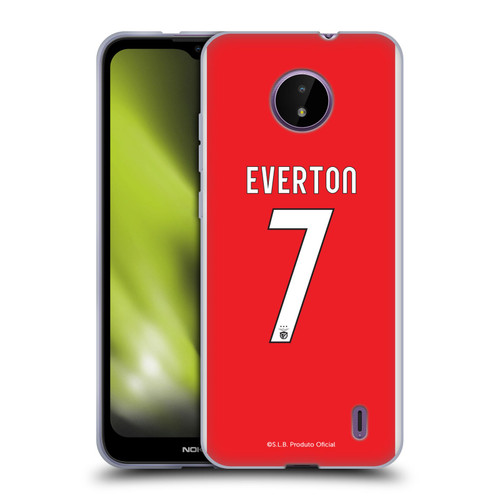 S.L. Benfica 2021/22 Players Home Kit Everton Soares Soft Gel Case for Nokia C10 / C20
