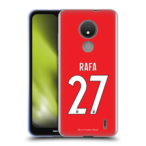 S.L. Benfica 2021/22 Players Home Kit Rafa Silva Soft Gel Case for Nokia C21