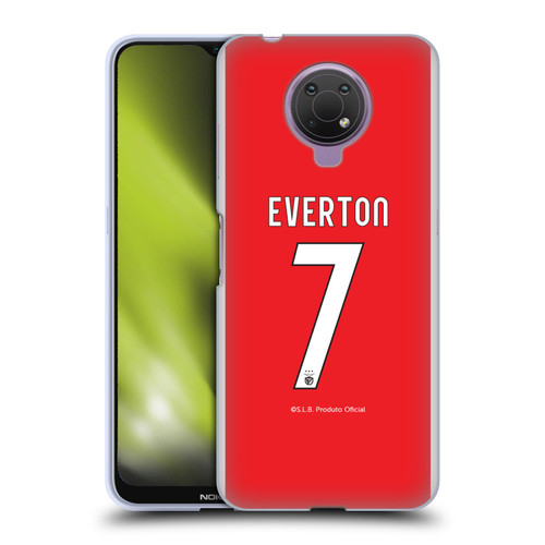 S.L. Benfica 2021/22 Players Home Kit Everton Soares Soft Gel Case for Nokia G10