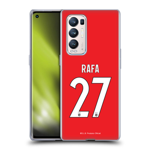S.L. Benfica 2021/22 Players Home Kit Rafa Silva Soft Gel Case for OPPO Find X3 Neo / Reno5 Pro+ 5G