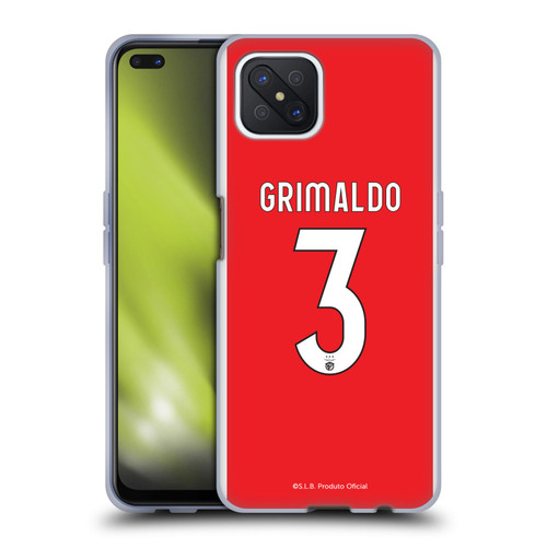 S.L. Benfica 2021/22 Players Home Kit Álex Grimaldo Soft Gel Case for OPPO Reno4 Z 5G