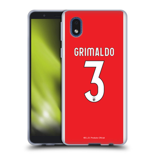 S.L. Benfica 2021/22 Players Home Kit Álex Grimaldo Soft Gel Case for Samsung Galaxy A01 Core (2020)