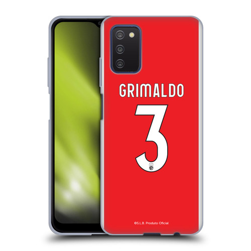 S.L. Benfica 2021/22 Players Home Kit Álex Grimaldo Soft Gel Case for Samsung Galaxy A03s (2021)