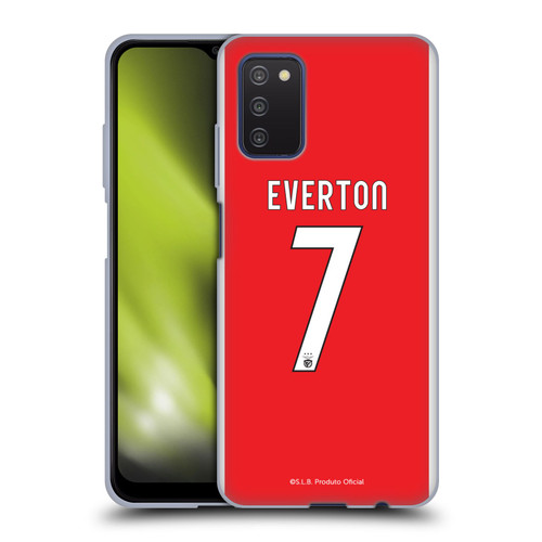 S.L. Benfica 2021/22 Players Home Kit Everton Soares Soft Gel Case for Samsung Galaxy A03s (2021)