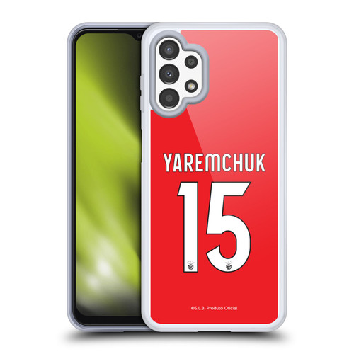 S.L. Benfica 2021/22 Players Home Kit Roman Yaremchuk Soft Gel Case for Samsung Galaxy A13 (2022)