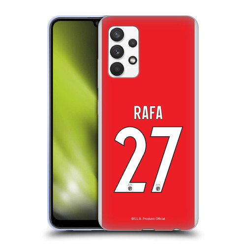 S.L. Benfica 2021/22 Players Home Kit Rafa Silva Soft Gel Case for Samsung Galaxy A32 (2021)