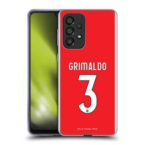 S.L. Benfica 2021/22 Players Home Kit Álex Grimaldo Soft Gel Case for Samsung Galaxy A33 5G (2022)