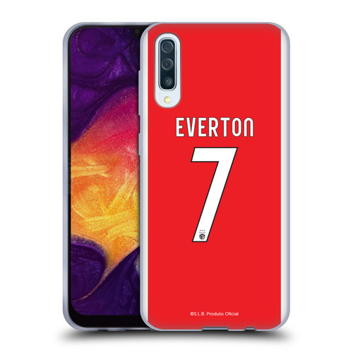 S.L. Benfica 2021/22 Players Home Kit Everton Soares Soft Gel Case for Samsung Galaxy A50/A30s (2019)