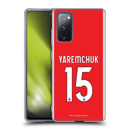 S.L. Benfica 2021/22 Players Home Kit Roman Yaremchuk Soft Gel Case for Samsung Galaxy S20 FE / 5G