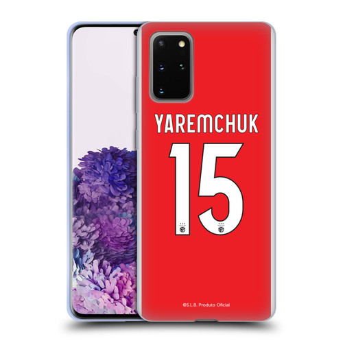 S.L. Benfica 2021/22 Players Home Kit Roman Yaremchuk Soft Gel Case for Samsung Galaxy S20+ / S20+ 5G