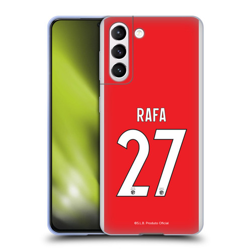 S.L. Benfica 2021/22 Players Home Kit Rafa Silva Soft Gel Case for Samsung Galaxy S21 5G