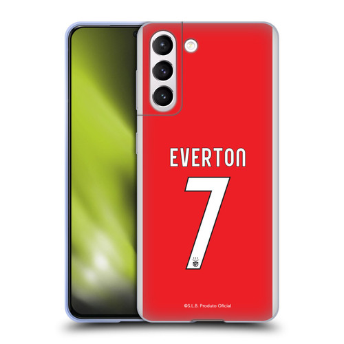 S.L. Benfica 2021/22 Players Home Kit Everton Soares Soft Gel Case for Samsung Galaxy S21 5G