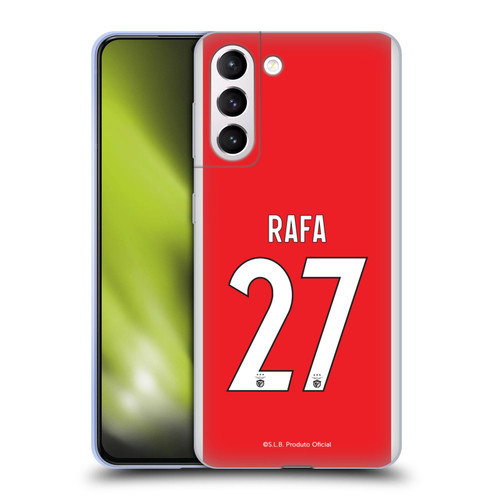 S.L. Benfica 2021/22 Players Home Kit Rafa Silva Soft Gel Case for Samsung Galaxy S21+ 5G