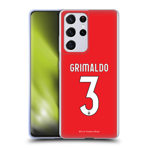 S.L. Benfica 2021/22 Players Home Kit Álex Grimaldo Soft Gel Case for Samsung Galaxy S21 Ultra 5G